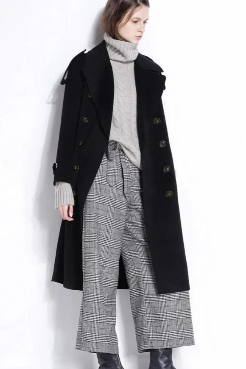 Damen warmer und dicker Pullover | Rollkragen