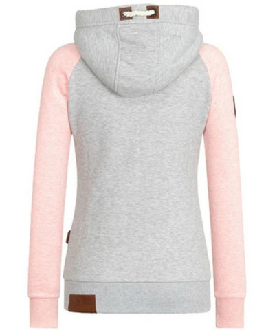 Damen warmer Hoodie | Reißverschluss