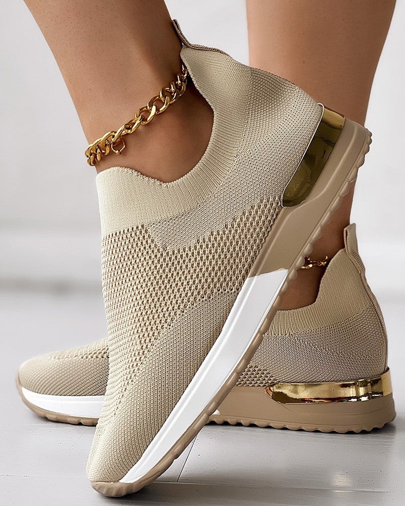 Damen weiche Slip-On-Sneaker | Bequem