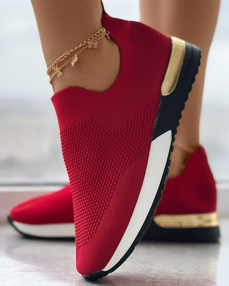 Damen weiche Slip-On-Sneaker | Bequem