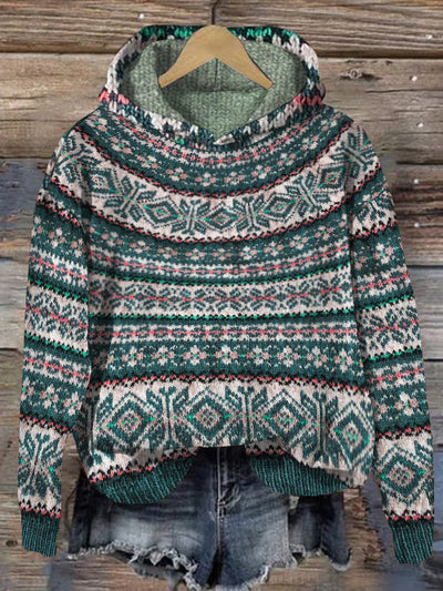 Hoodie im Nordischen Stil für Damen