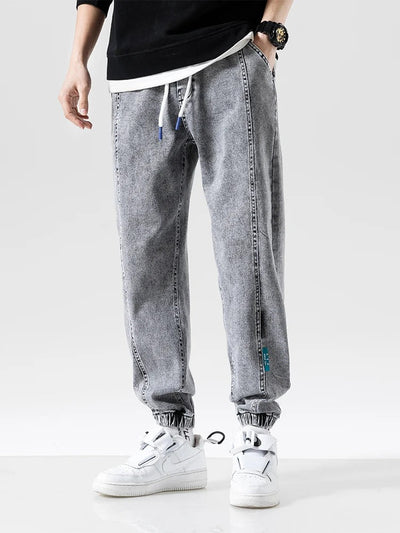 Locker Geschnittene Denim-Jogger für Männer