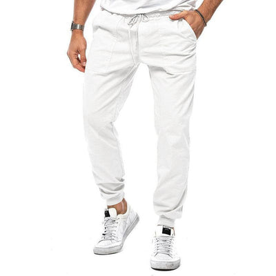 Lockere Herren Casual Freizeithose im einfarbigen Design