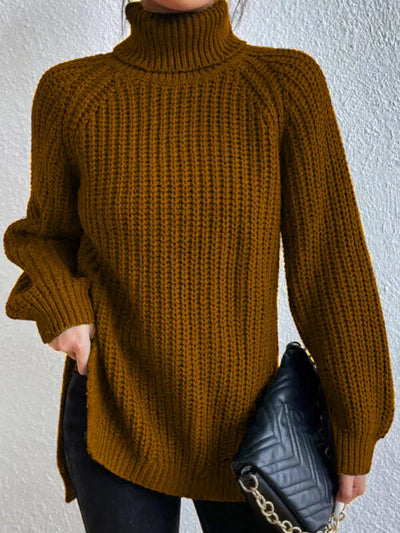 Kuscheliger Strick-Rollkragenpullover für Frauen