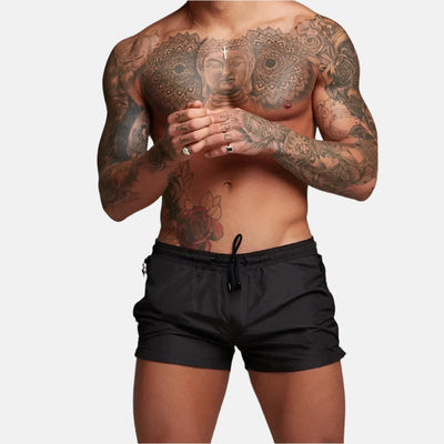 Badehose für Herren - Leichte, schnelltrocknende Strandhose mit Reißverschluss für den Sommer
