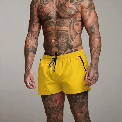 Badehose für Herren - Leichte, schnelltrocknende Strandhose mit Reißverschluss für den Sommer
