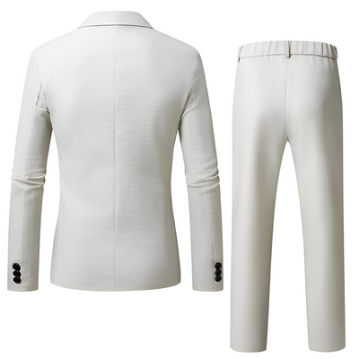 Leo – Lässiges Herren-Set mit V-Ausschnitt – Sommerlicher Chic