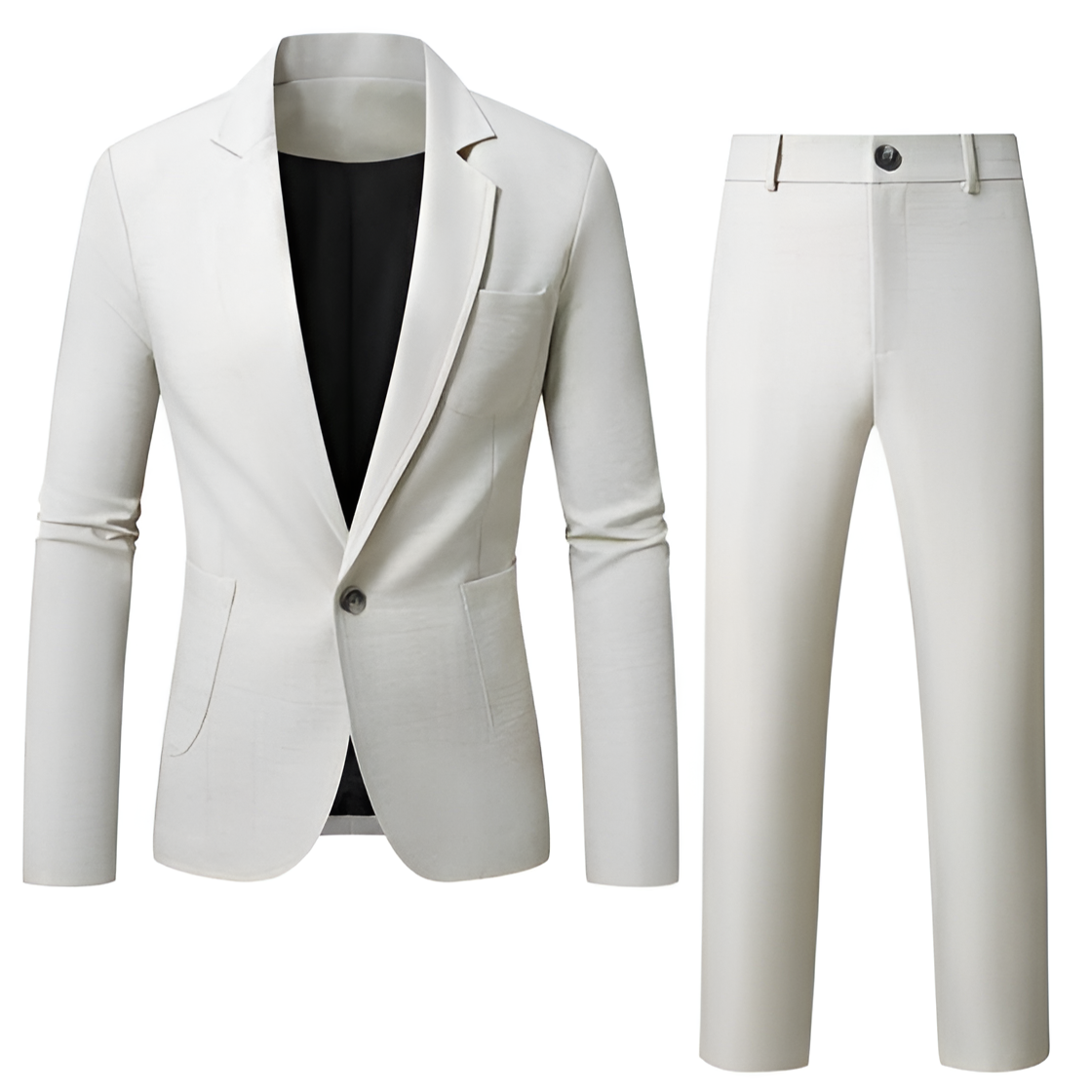 Leo – Lässiges Herren-Set mit V-Ausschnitt – Sommerlicher Chic