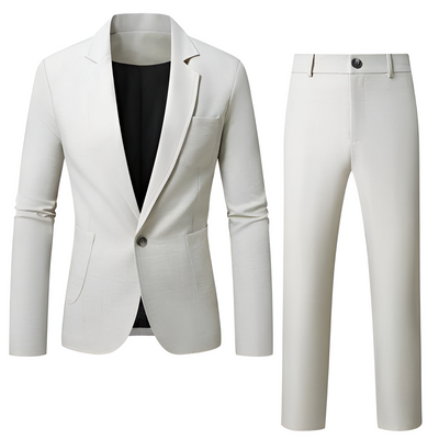 Leo – Lässiges Herren-Set mit V-Ausschnitt – Sommerlicher Chic