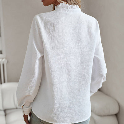 Aglaia® | Elegante Damenbluse mit Rüschen