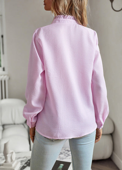 Amalric® | Rüschenbluse für Damen, gestreift