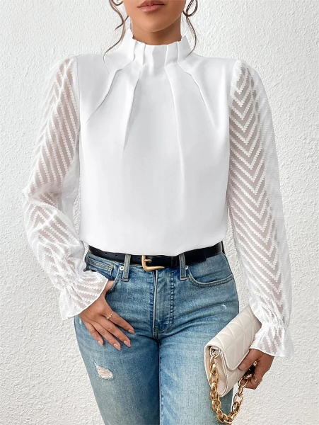 Arpina® | Elegantes Top mit Rüschenärmeln