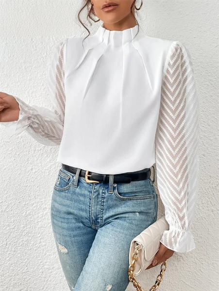 Arpina® | Elegantes Top mit Rüschenärmeln
