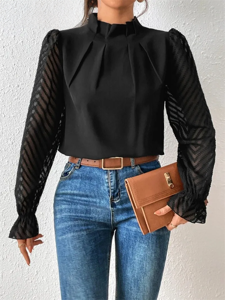 Arpina® | Elegantes Top mit Rüschenärmeln