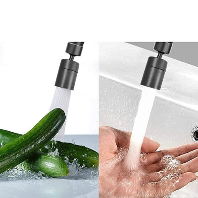 AquaTwist 360° drehbarer Wasserhahnkopf – verstellbarer Wasserstrahl