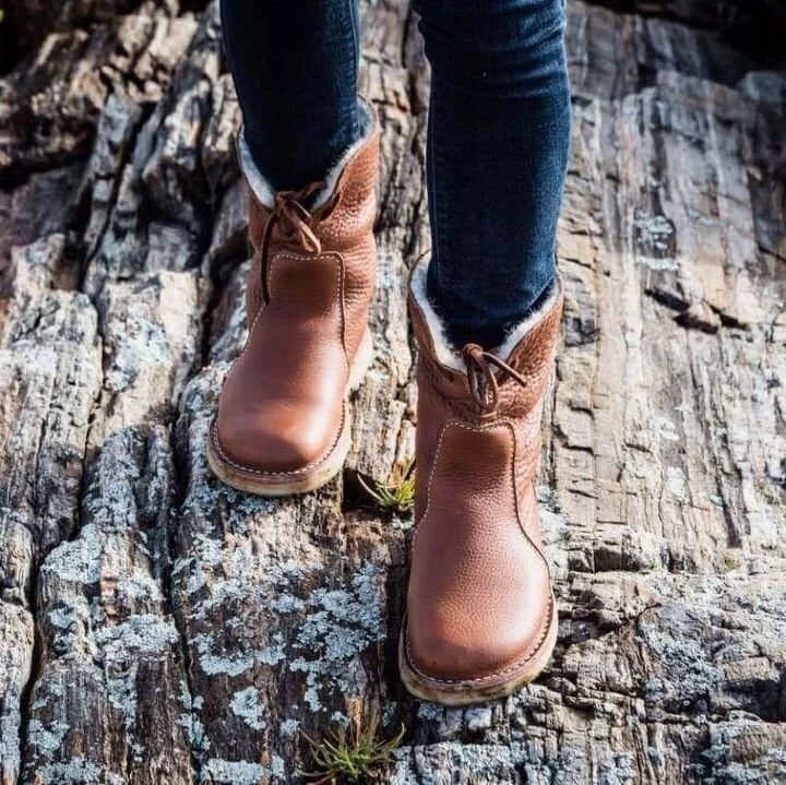 Stilvolle Vintage Winterstiefel für Damen