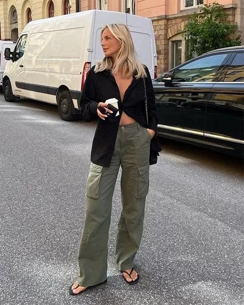 Belisa® | Verstellbare Cargohose. Gerader Schnitt für lässigen Stil