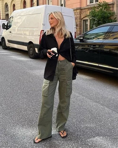 Belisa® | Verstellbare Cargohose. Gerader Schnitt für lässigen Stil
