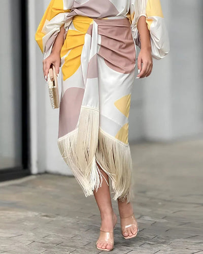 Hannah - Bedrucktes Zweiteiler-Set