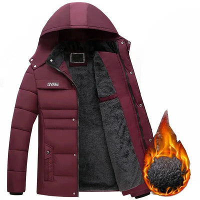 Winddichte Outdoor-Winterjacke für Herren