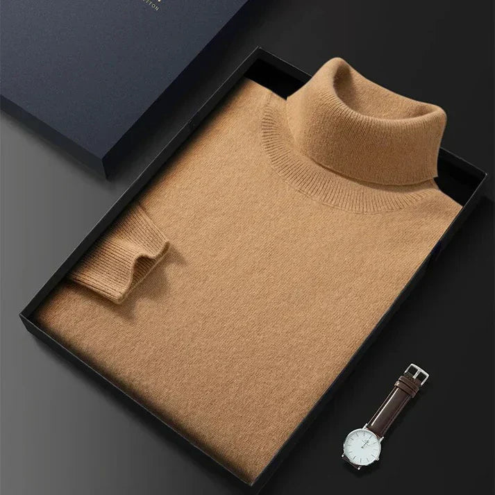 Rollkragenpullover Herren Klassisch | Schlichtes Design