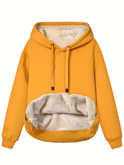 Warme Kapuzen-Winterpullover für Frauen