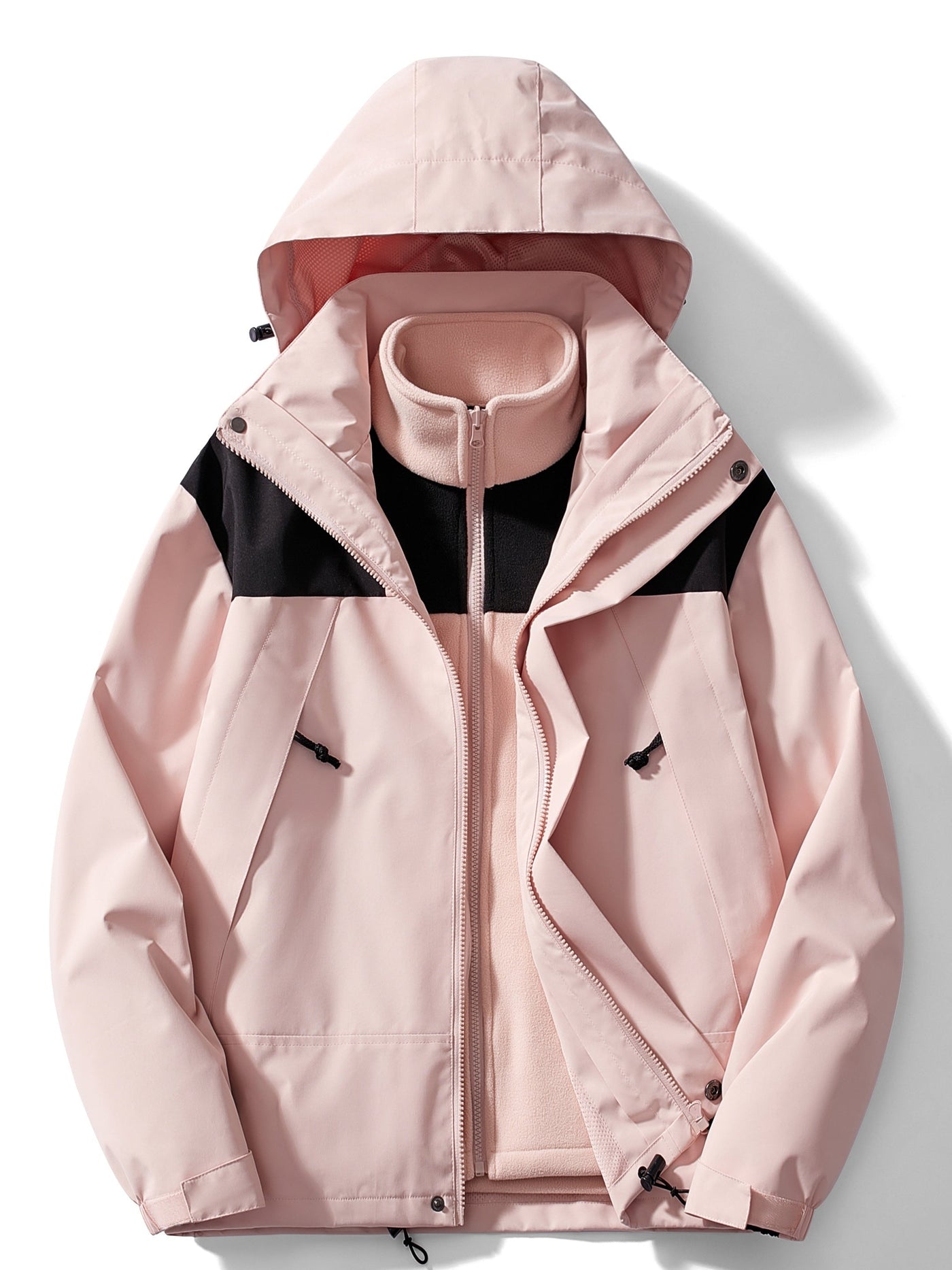 3 in 1 Winterjacke mit Kapuze für Damen