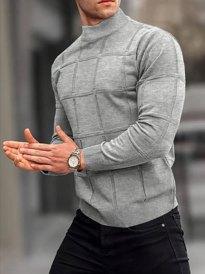 Nunzio - Komfortabel Gestrickt Rollkragen Pullover