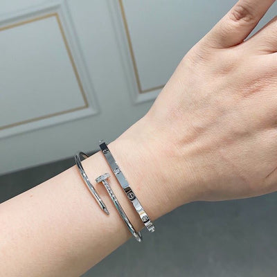 NAIL ARMBAND DÜNN | ROSÉGOLD