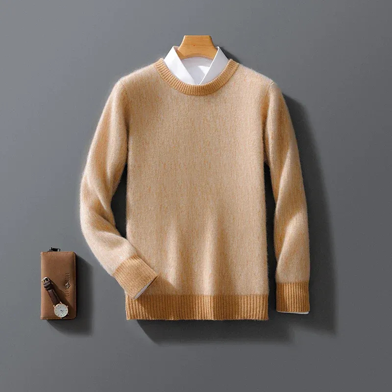 Eleganter Herbstpullover für Herren | Warmer