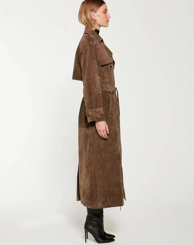 Eleganter Vintage-Mantel für Damen | Lang