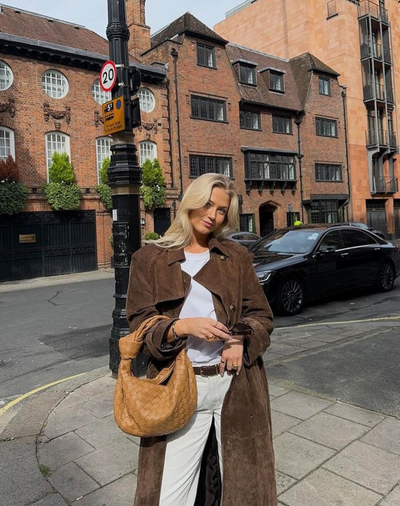 Eleganter Vintage-Mantel für Damen | Lang