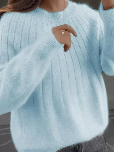 Eleganter weicher Damenpullover | Strick