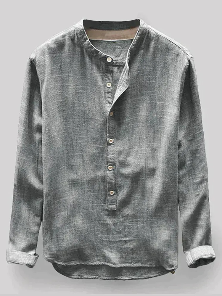 Elegantes bequemes Herrenhemd | Langarm