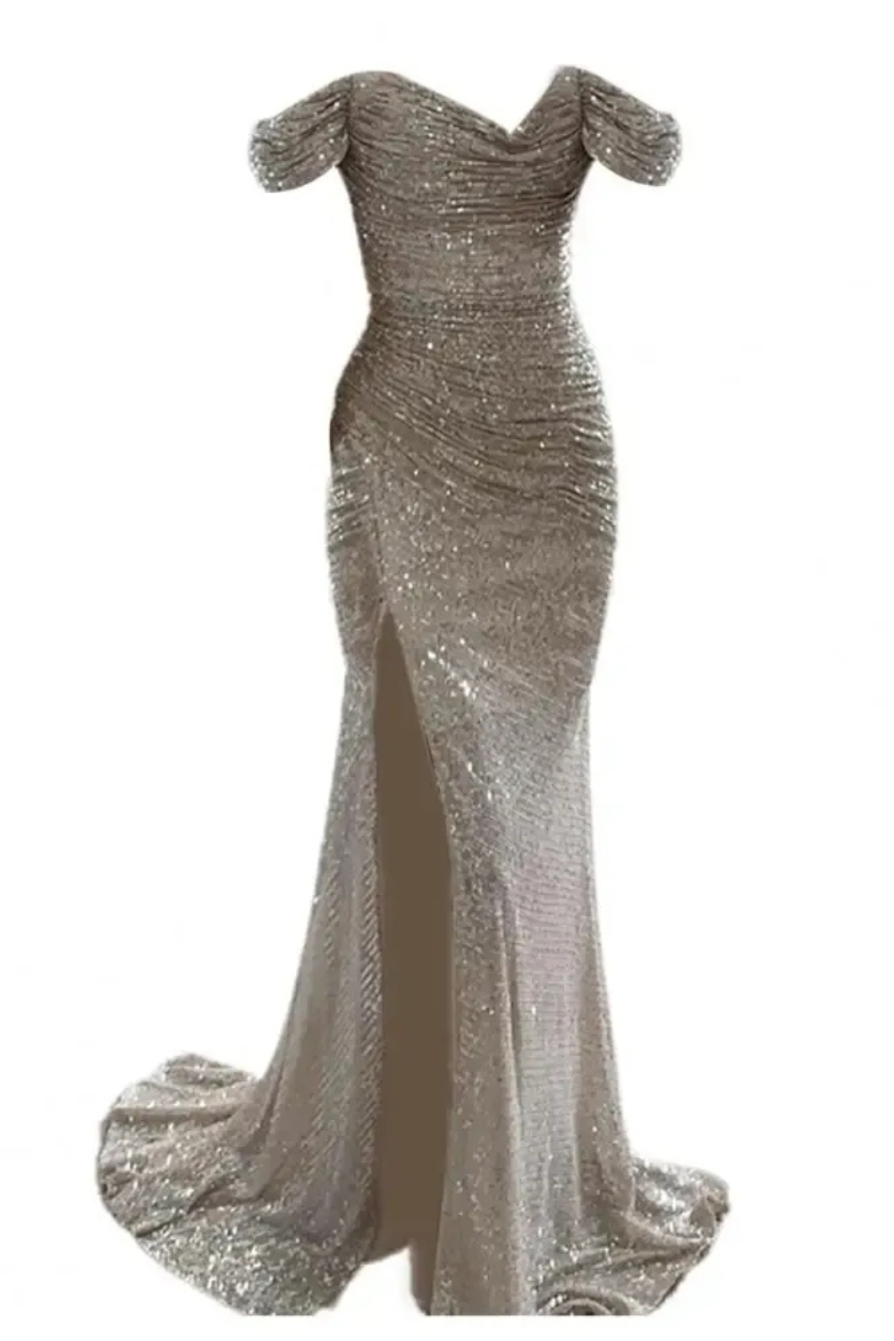 Elegantes Glitzer-Abendkleid für Damen | Maxi