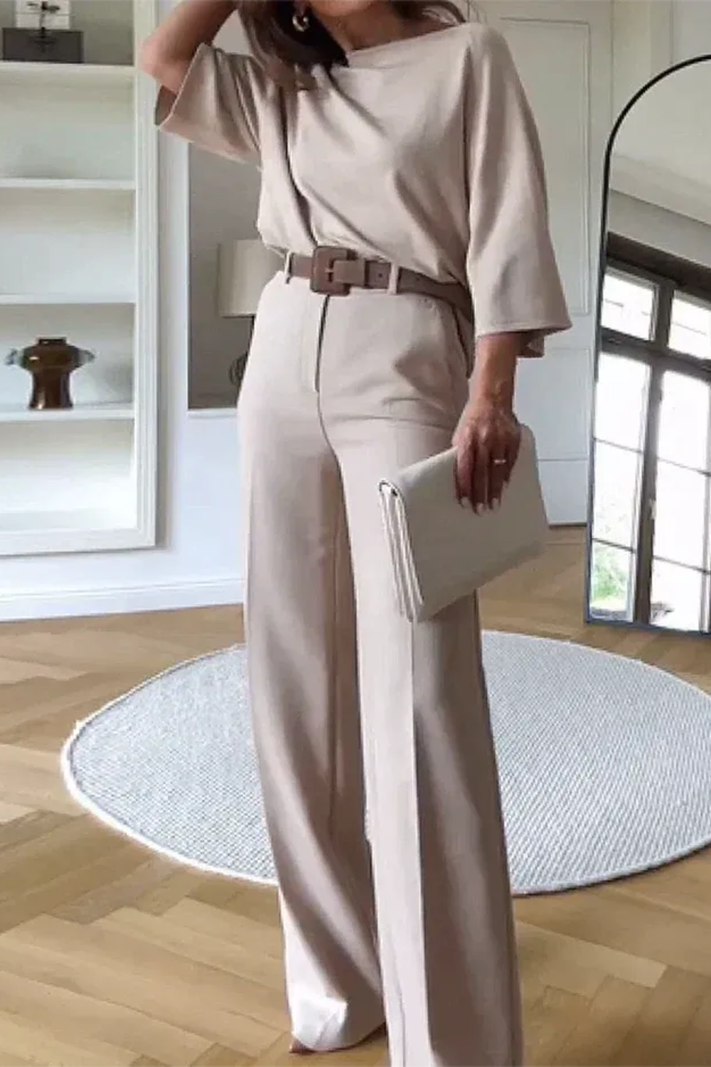 Elegantes Vintage-Set für Damen | Hose und oberteil