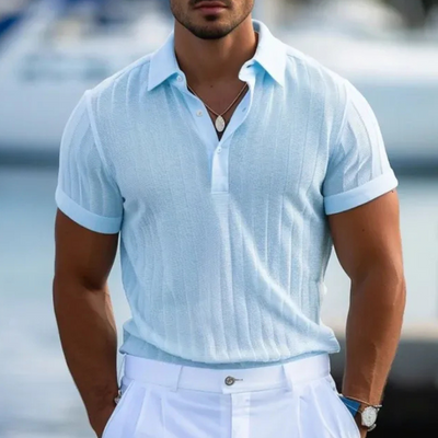 Entspanntes Poloshirt für Herren | Kurzarm