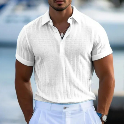 Entspanntes Poloshirt für Herren | Kurzarm