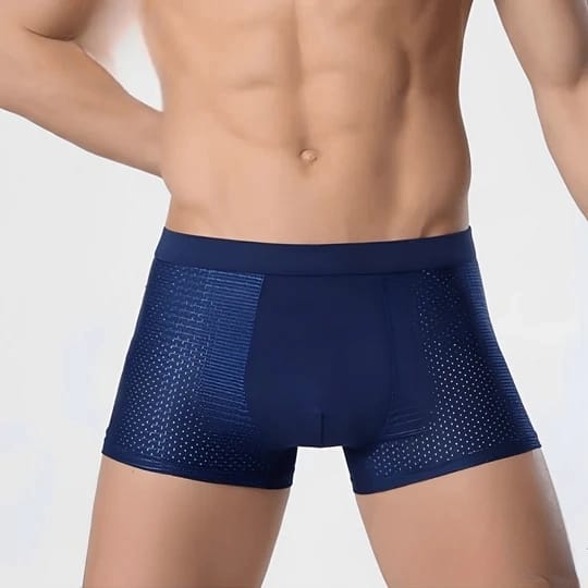 Sommerfrische Boxershorts für Herren - Atmungsaktive Kühlende Unterhosen (5er-Pack)