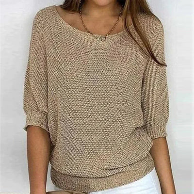 Virginia® | Ärmellose 3/4-Bluse mit Kroko-Muster.