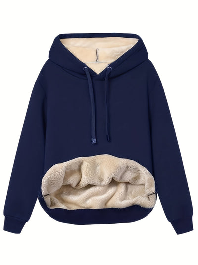 Warme Kapuzen-Winterpullover für Frauen
