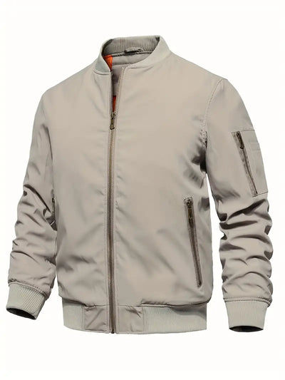 Klassische Bomberjacke mit Taschen für Männer