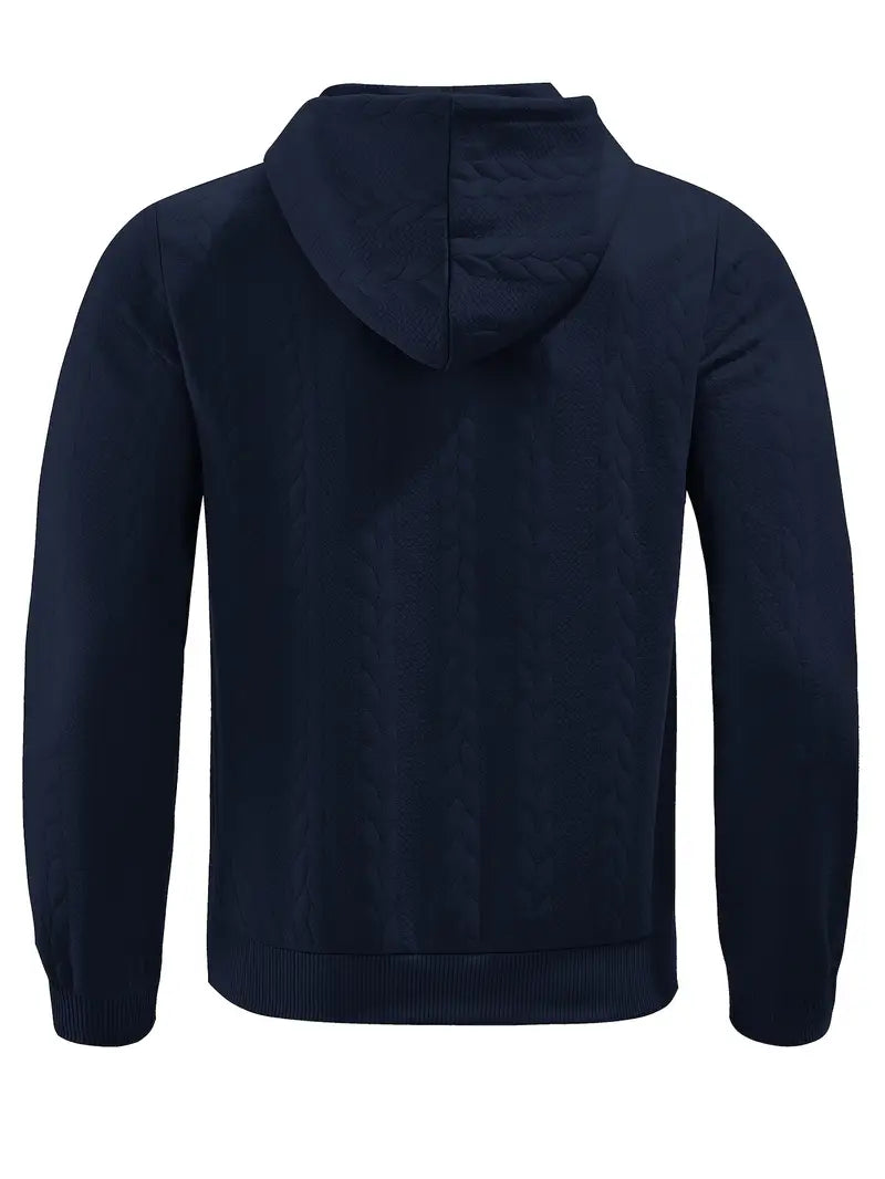 Philipp – Lässiger Kapuzenpullover Mit Reißverschluss Und Langen Ärmeln