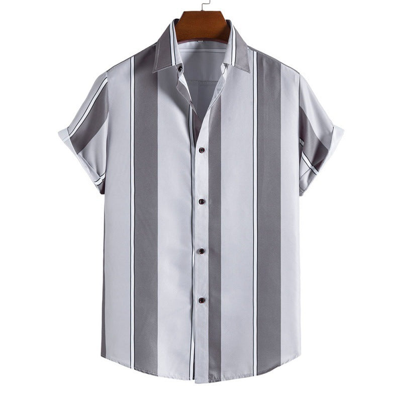 Stylisches Herren Retro Freizeithemd