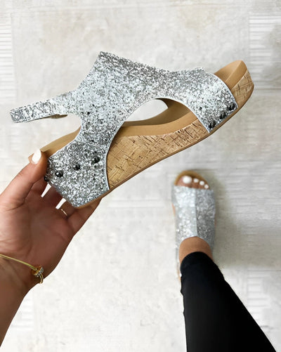 Weber Sandalen | Sommerliche orthopädische offene Zehensandalen für Damen