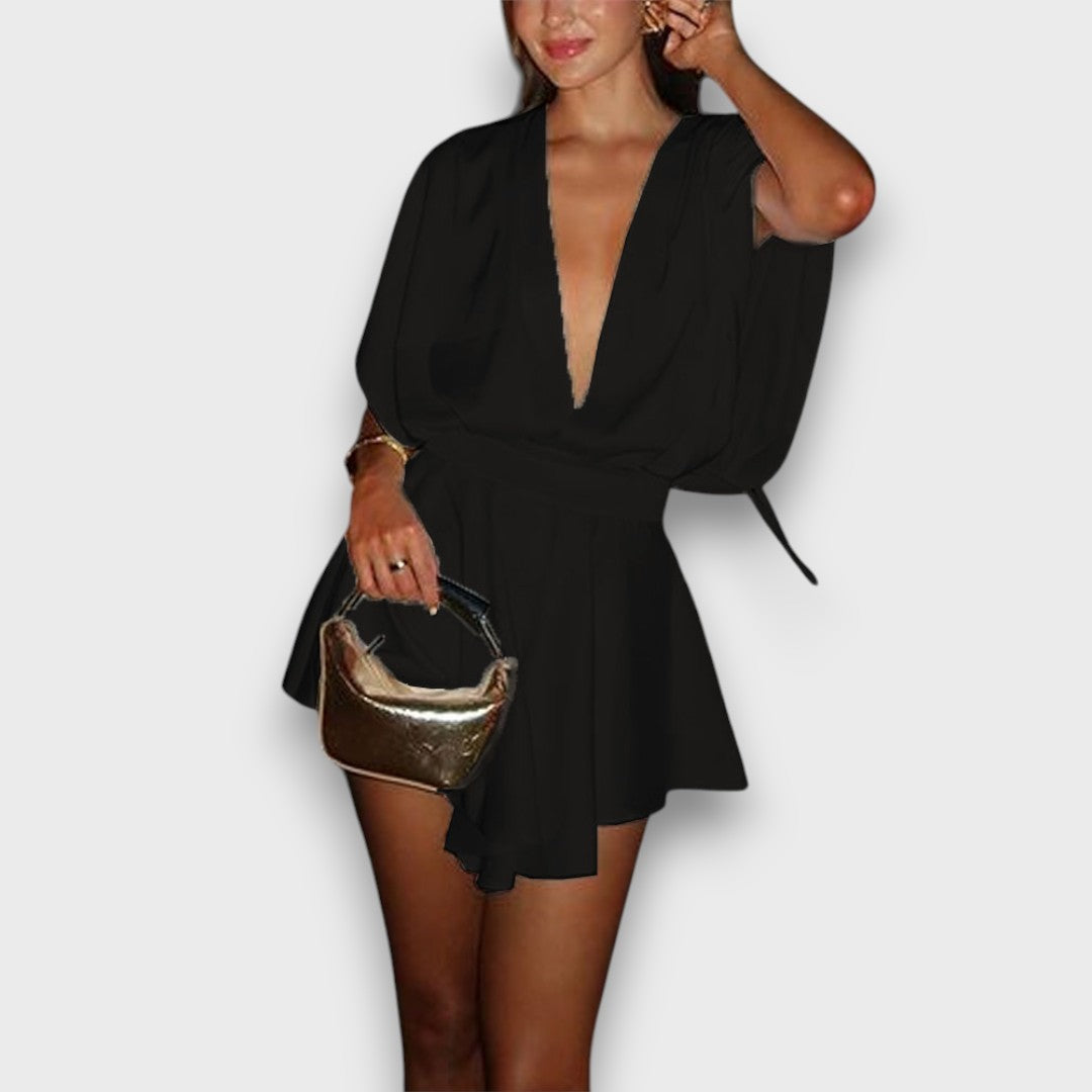 Arianne – Eleganter Jumpsuit mit V-Ausschnitt