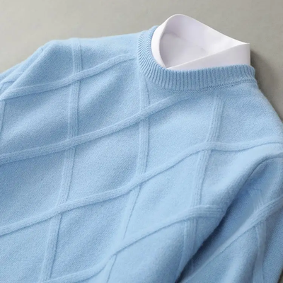 Pullover mit Rautenmuster für Herren