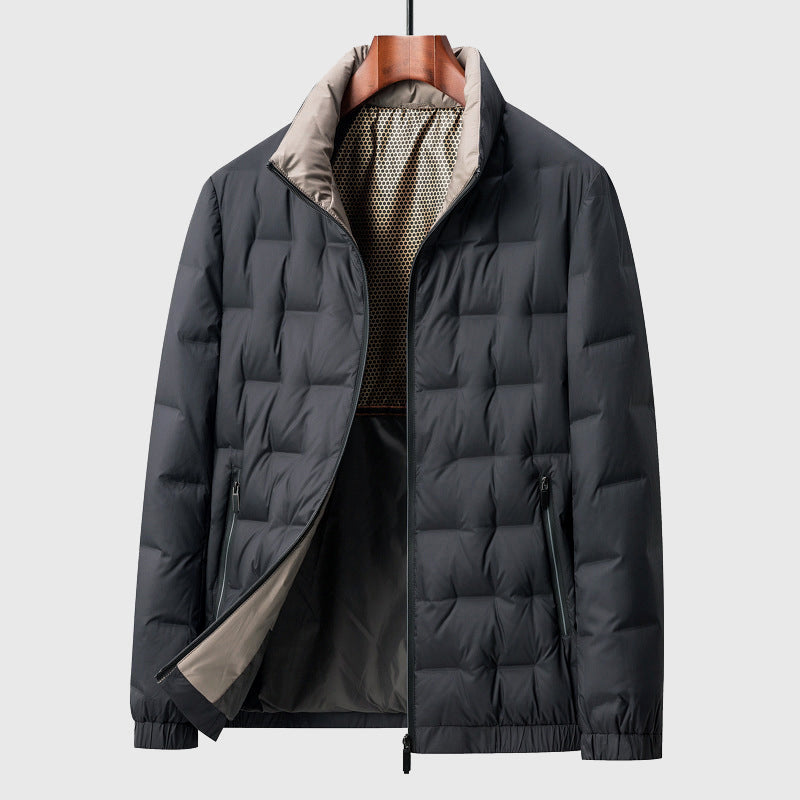 Gesteppte Pufferjacke mit Seitentaschen für Herren