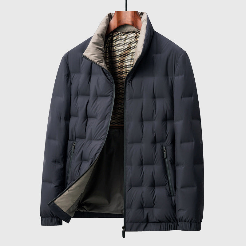Gesteppte Pufferjacke mit Seitentaschen für Herren