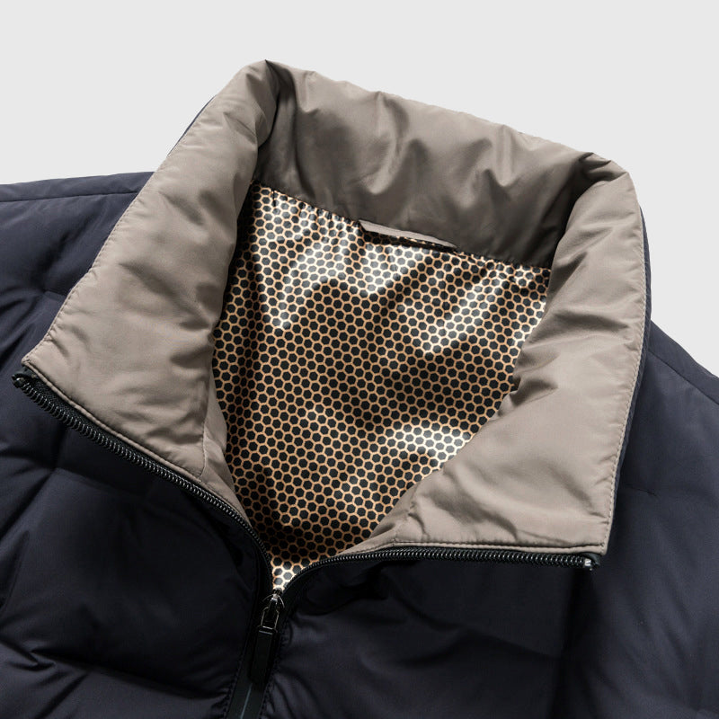 Gesteppte Pufferjacke mit Seitentaschen für Herren